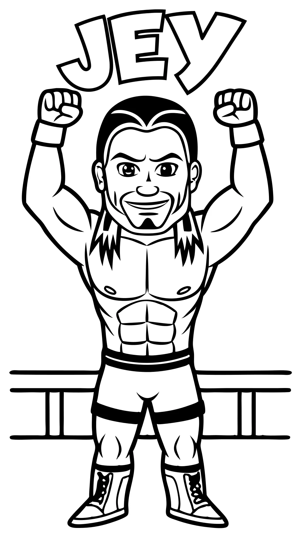 jey uso coloring pages